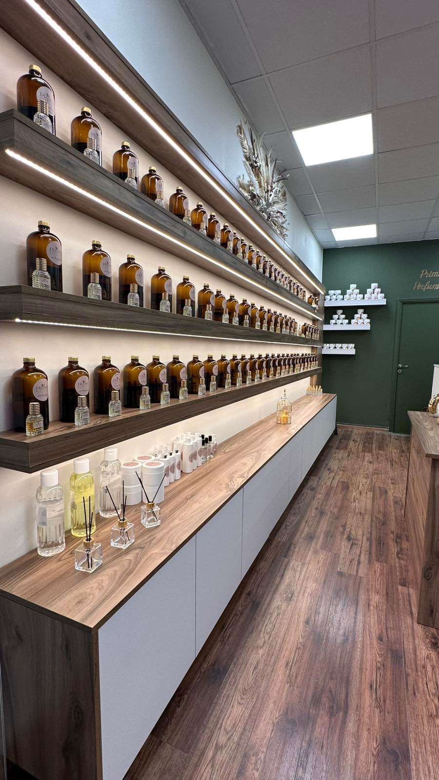 Inside the Prima Perfumes boutique in Athens