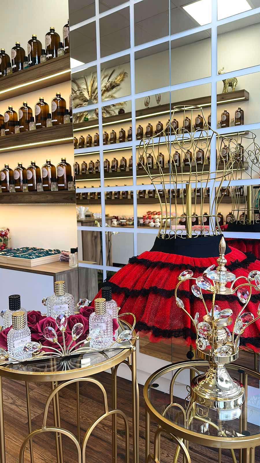 Inside the Prima Perfumes boutique in Athens